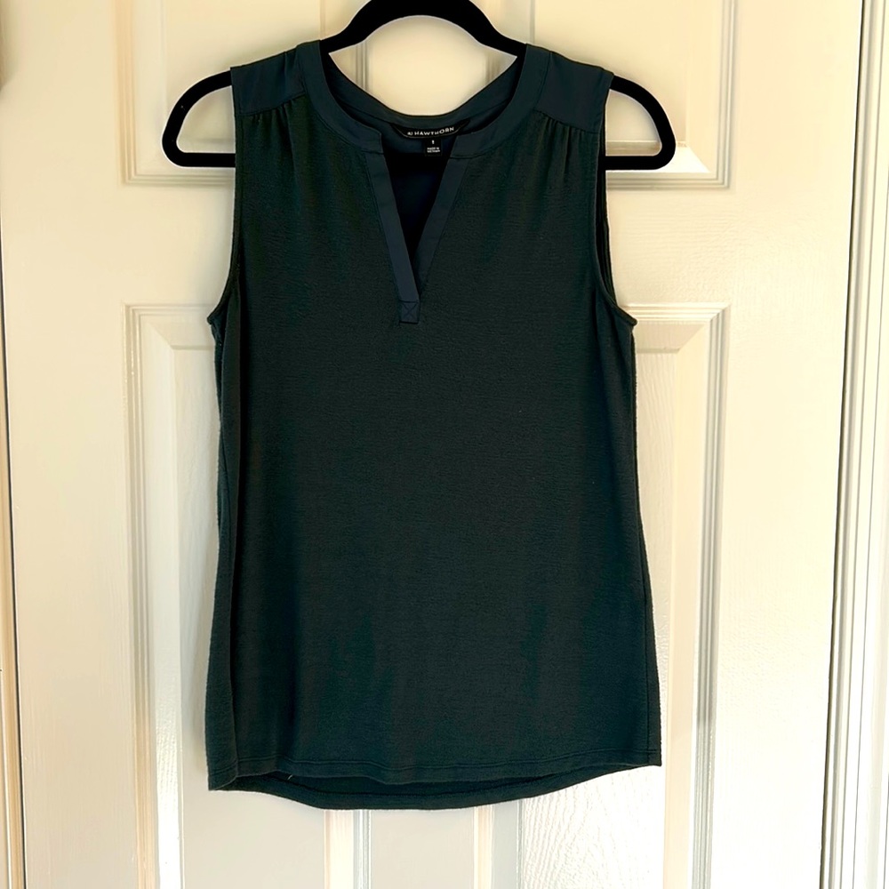 Hawthorn green stretchy blouse
